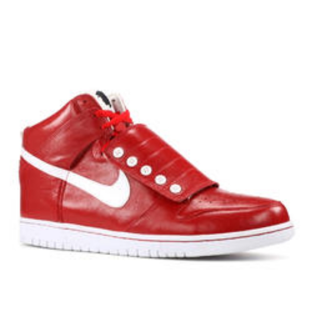 Nike Dunk High DS Questlove QS Red/White 415924-601 Quest Love